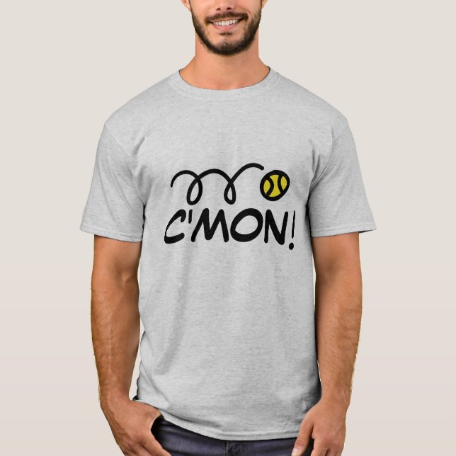 Camiseta de tenis sin mangas para hombres con impr (Anverso)