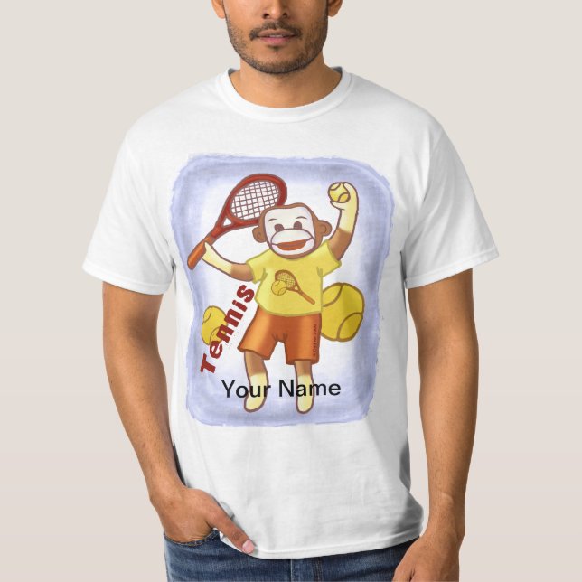 Camiseta de tenis Sock Monkey (Anverso)