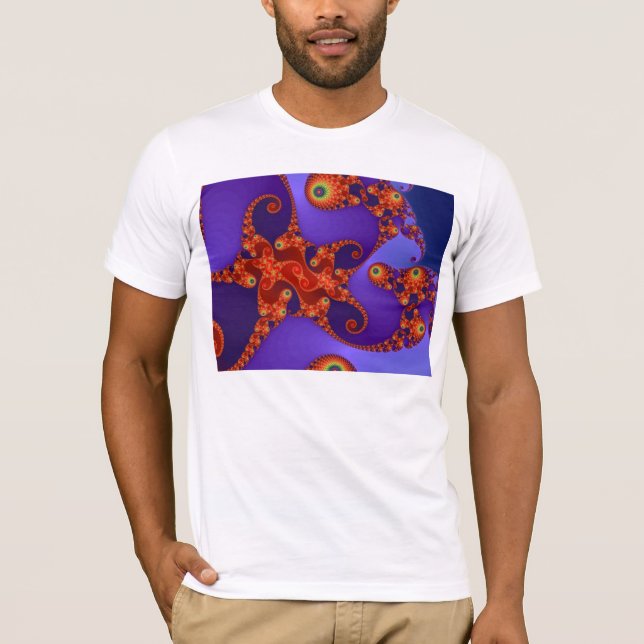 Camiseta de Tentáculos de Arcoíris (Anverso)