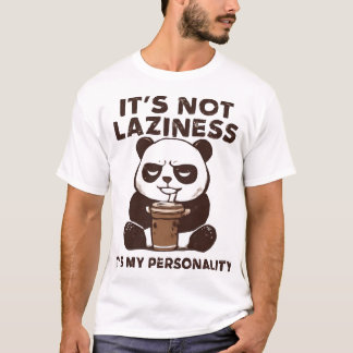 Camiseta de Terapia Divertida Panda - No es Pereza