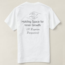 Camiseta de terapia que sostiene el espacio de con