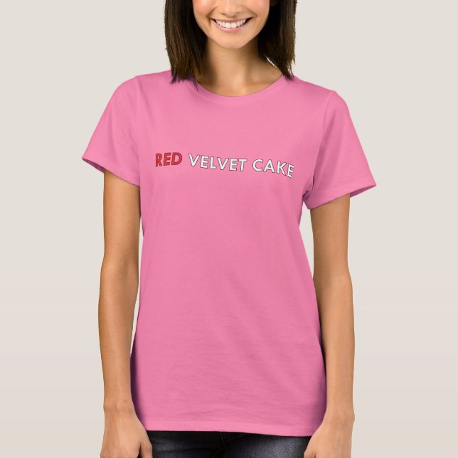 Camiseta de terciopelo rojo (Anverso)