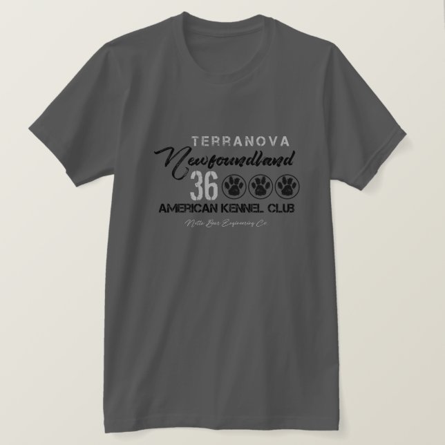 Camiseta de Terranova Terranova (Anverso del diseño)