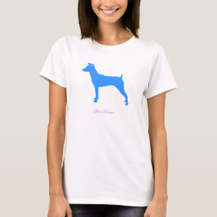 Camiseta de Terrier de rata (versión azul 3)