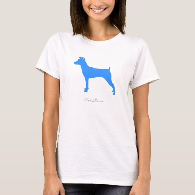 Camiseta de Terrier de rata (versión azul 3) (Anverso)