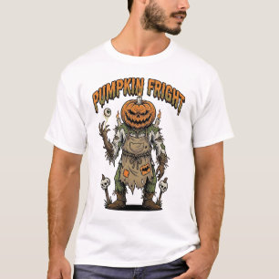 Camiseta de terror de calabaza Arte de Halloween d