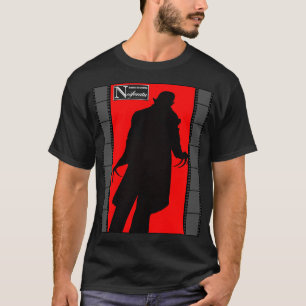 Camiseta de terror de la sombra de Nosferatu