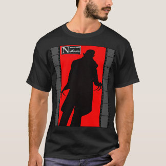 Camiseta de terror de la sombra de Nosferatu