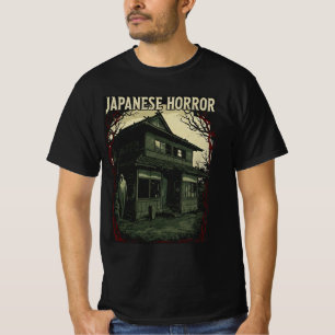  camiseta de terror japonés 