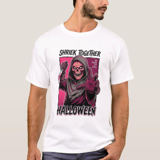 Camiseta de terror vintage con Halloween grabado d