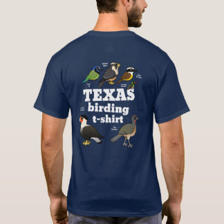 Camiseta de Texas Birding (diseño en la espalda)