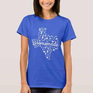 Camiseta de Texas casera para mujeres