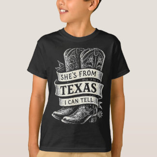 Camiseta De Texas puedo decir vaquera vintage retro país