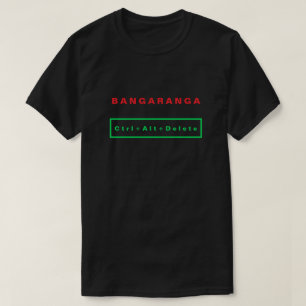 Camiseta de Texto Atractivo Bangaranga - Sé Feliz