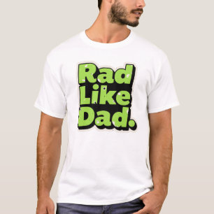 Camiseta De Texto De Color Pop Retro - Radical Com