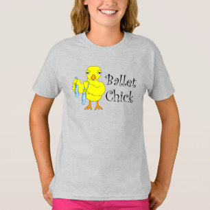Camiseta de texto de ladrillo ballet
