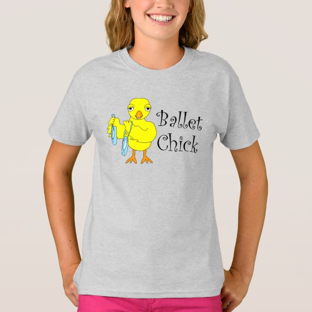 Camiseta de texto de ladrillo ballet (Anverso)