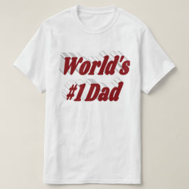 Camiseta de texto de papá burgundy