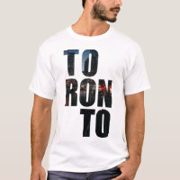 Camiseta de texto de Toronto