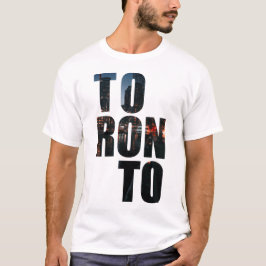 Camiseta de texto de Toronto
