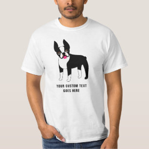 Camiseta de texto del Personalizado Terrier de Bos
