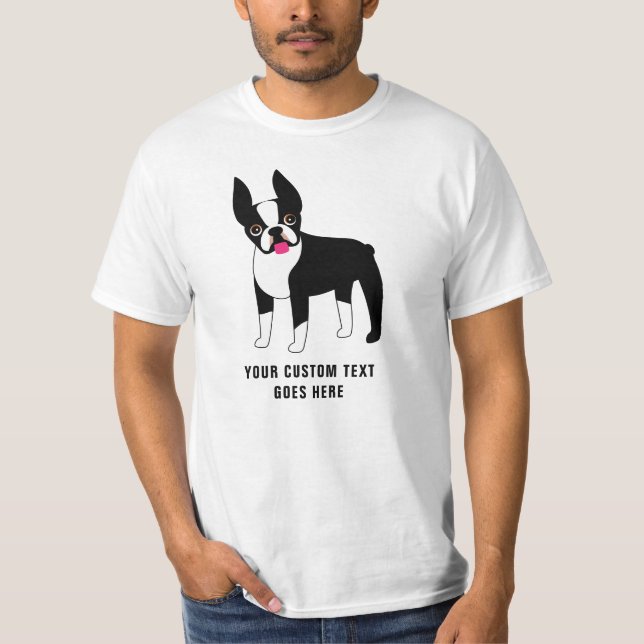 Camiseta de texto del Personalizado Terrier de Bos (Anverso)