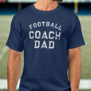 Camiseta de texto desgastado personalizada para pa