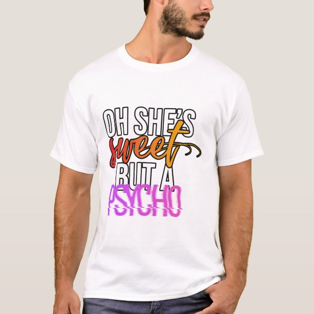 camiseta de texto elegante (Anverso)