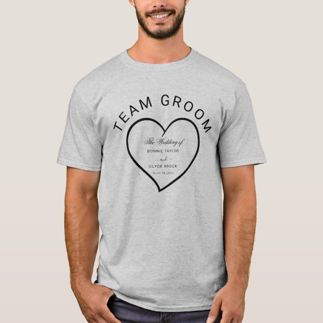 Camiseta De Texto Personalizado Elegante Para El E (Anverso)