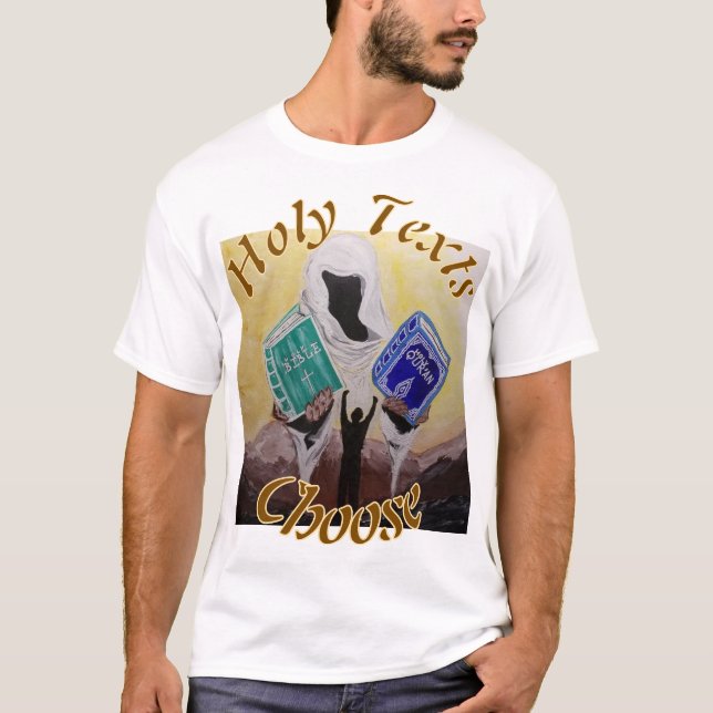 Camiseta de Textos Sagrados (blanco) (Anverso)