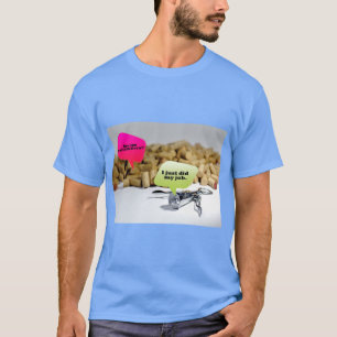 Camiseta de textura de corcho natural