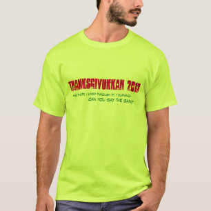 Camiseta de Thanksgivukkah 2013 - hombres