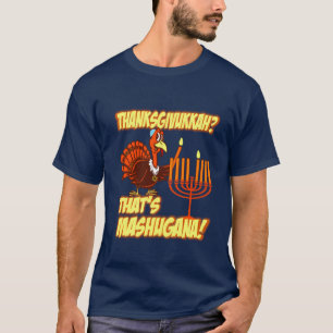Camiseta de Thanksgivukkah Mashugana