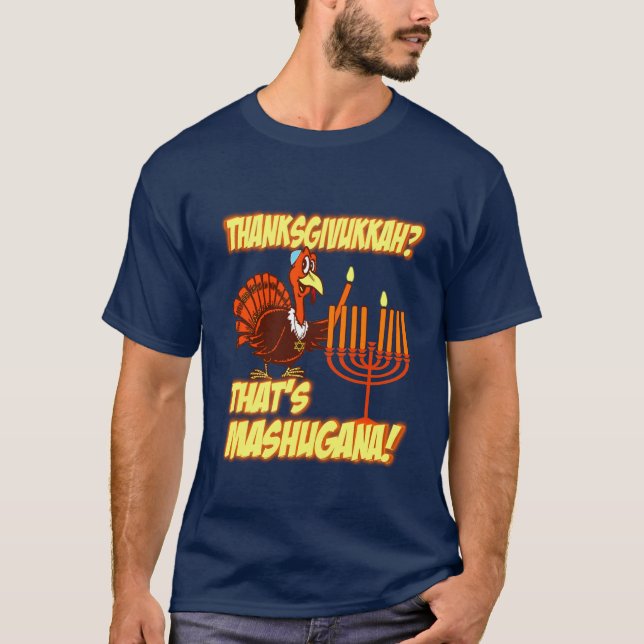 Camiseta de Thanksgivukkah Mashugana (Anverso)