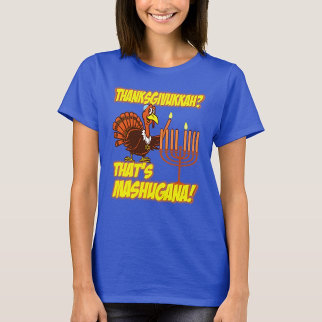 Camiseta de Thanksgivukkah Mashugana (Anverso)