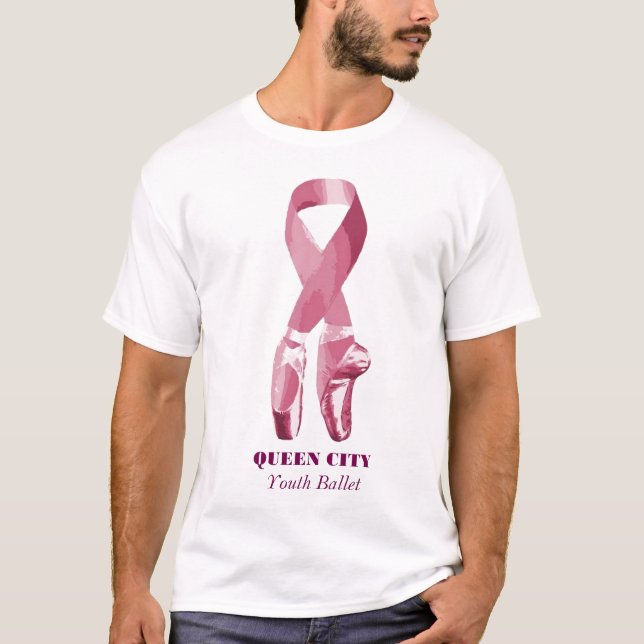 Camiseta de Think Pink QCYB (Anverso)