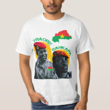Camiseta de Thomas Sankara e Ibrahim Traore
