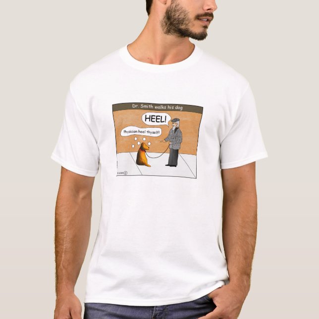 Camiseta de Thyself del talón del médico (Anverso)