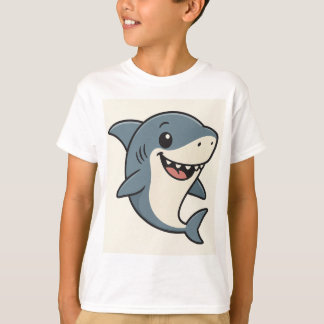Camiseta de tiburón genial con gafas de sol