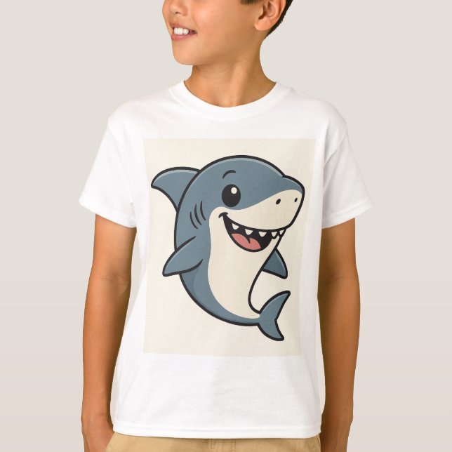Camiseta de tiburón genial con gafas de sol (Anverso)