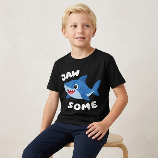 Camiseta de tiburón genial para niños