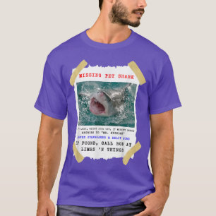 Camiseta de tiburón, graciosa camiseta de tiburón,
