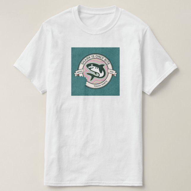 Camiseta de tiburón masculina (Diseño del anverso)