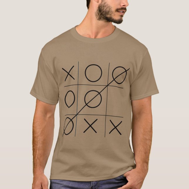 camiseta de tic-tac-toe (Anverso)