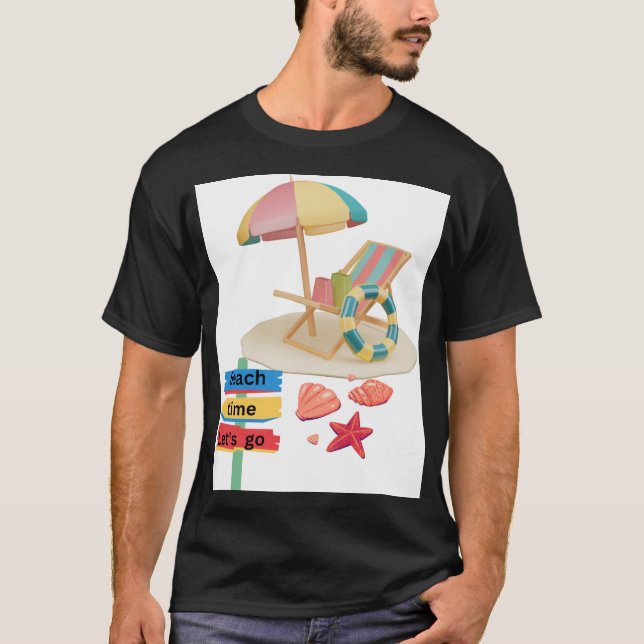 Camiseta de tiempo de playa (Anverso)