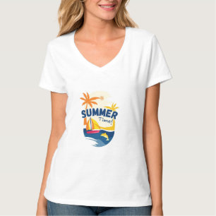 Camiseta de tiempo de resumen