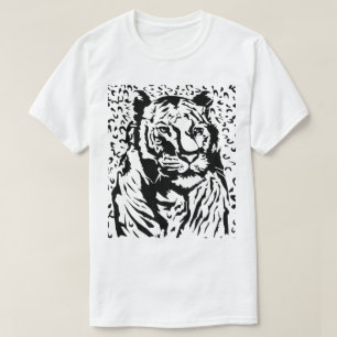 Camiseta de tigre audaz y fuerte - Exclusiva