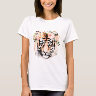 Camiseta de Tigre con Flores – Uvas Audaces y Herm