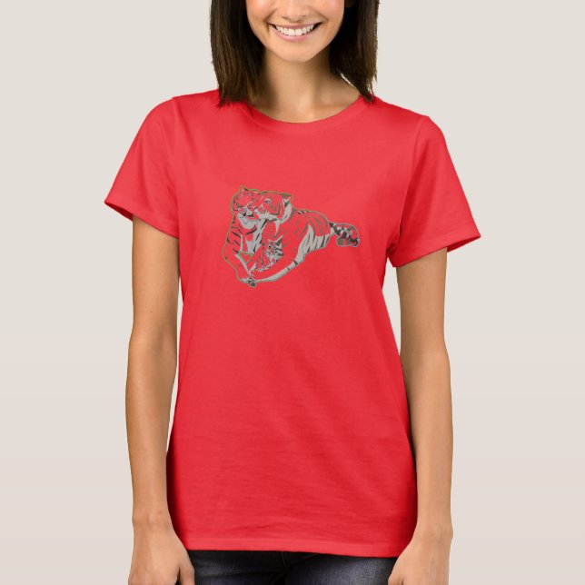 camiseta de tigre de nieve (Anverso)