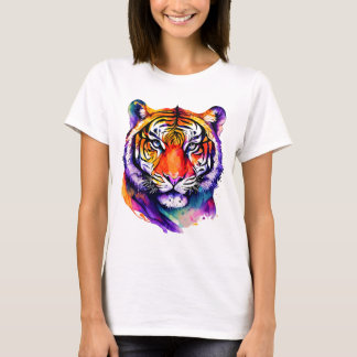 Camiseta de Tigre – Gráfica de Vida Silvestre en N
